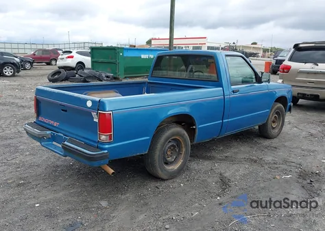 1991 GMC Sonoma из США, поврежденный, VIN 1GTCS14Z1M0521918